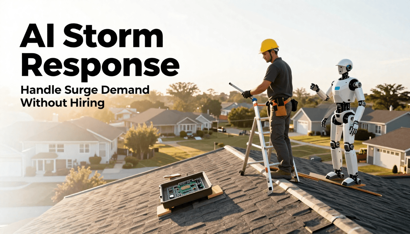 AI Storm Response for Roofing: Handle Surge Demand Without Hiring — Prestyj