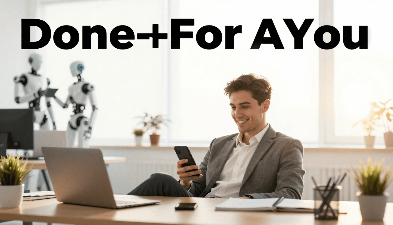Done-For-You AI Agents: The Complete Guide for 2026 — done-for-you AI agents, done for you AI agents, AI agent implementation service