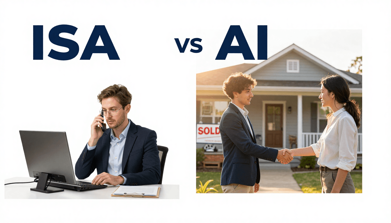 ISA vs AI in 2026: The Real Cost Comparison for Real Estate Agents — ISA vs AI, inside sales agent cost, AI sales agent
