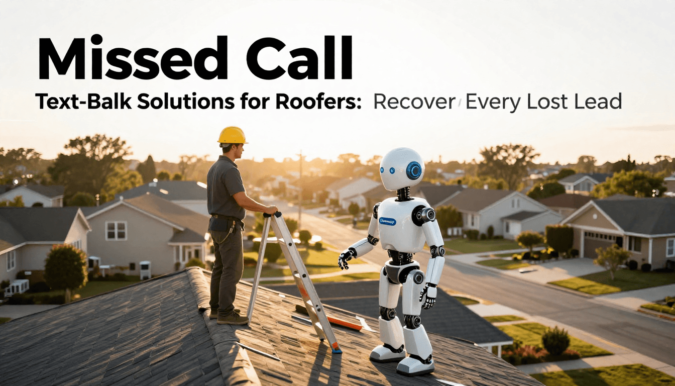 Missed Call Text-Back Solutions for Roofers: Recover Every Lost Lead — missed call text back roofing, roofing missed call recovery, automated text back roofers
