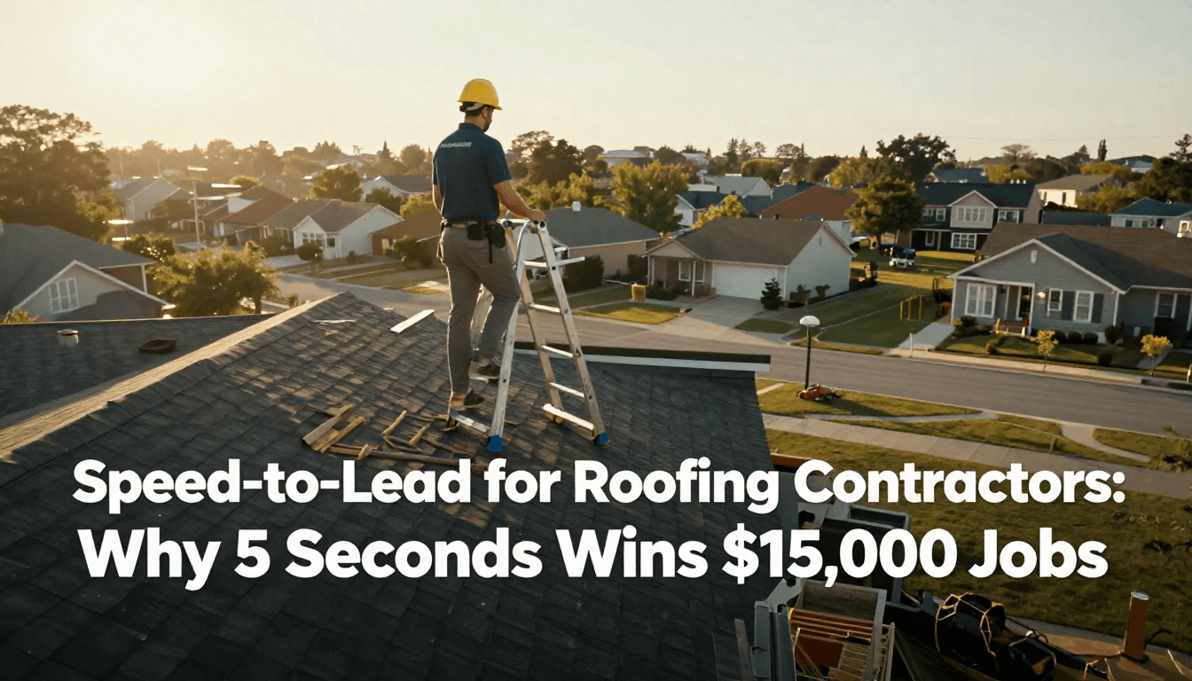 Speed-to-Lead for Roofing Contractors: Why 5 Seconds Wins $15,000 Jobs — PRESTYJ AI lead response